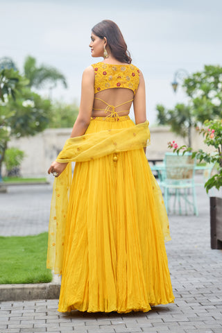 Marigold Lehenga Set