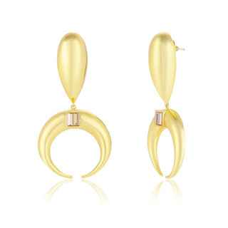 Copa Drop Earrings (White)