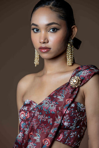 Midnight Rani Saree