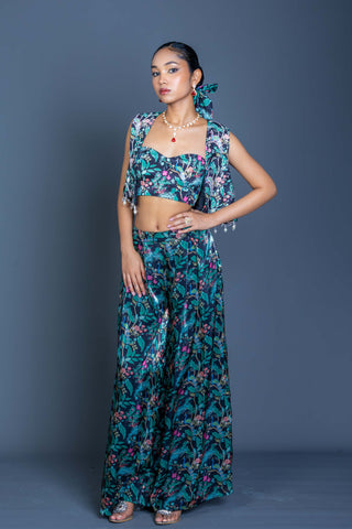 Midnight Grove Three-Piece Coord Set