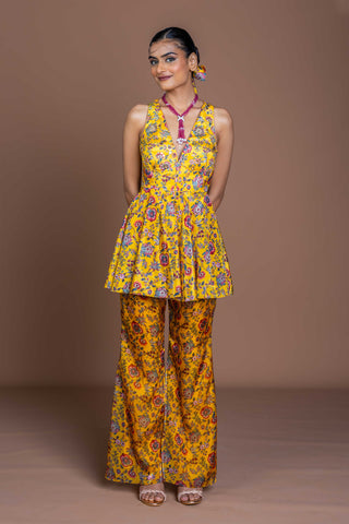 Sundrop Saas Flared Pant set set