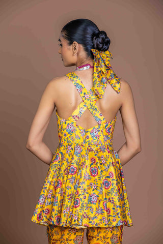 Sundrop Saas Flared Pant set set