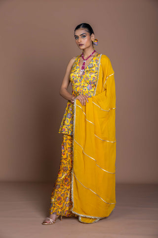 Sundrop Saas Flared Pant set set