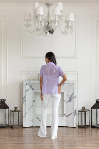 lavender full lace top