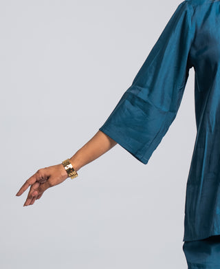 Elegant Deep Ocean Teal Co-Ord Set