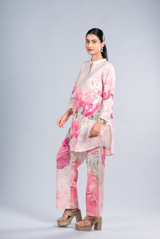 Misty Pearl Floral Co-ord Set