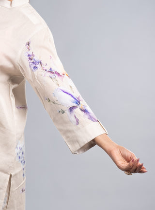 Ivory White Floral Printed Co-ord Set