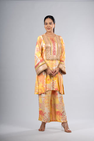 Golden Sunrise Ethnic Suit Set