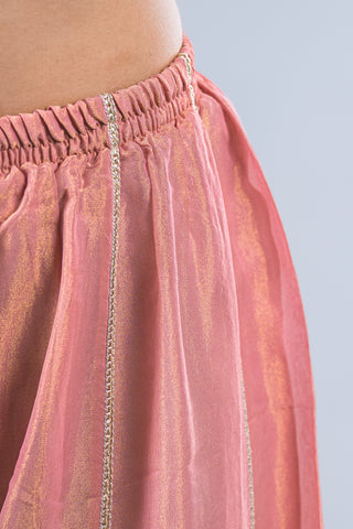 Royal Rose Pink Embroidered Kurta Set