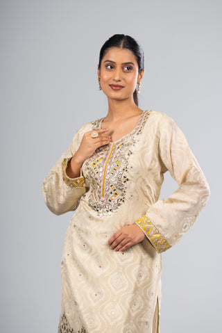 Regal Ivory Kurta Set
