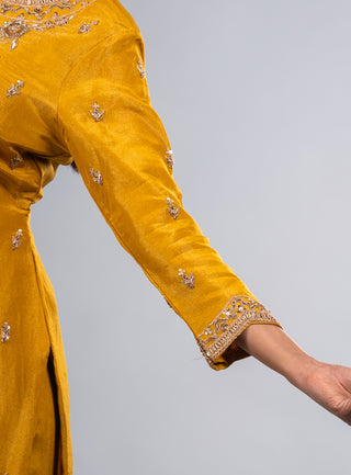 Marigold Yellow Kurta Sharara Set