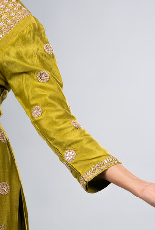 Olive Green Kurta Set