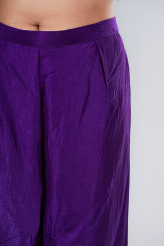 Royal Purple Amethyst Embroidered Suit