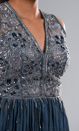 Midnight Navy Blue Garara Set