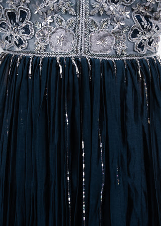 Midnight Navy Blue Garara Set