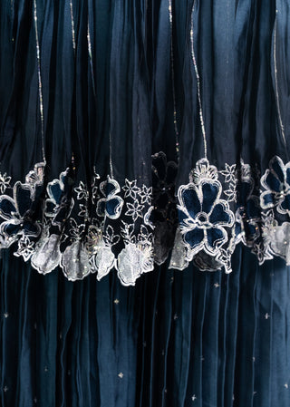 Midnight Navy Blue Garara Set