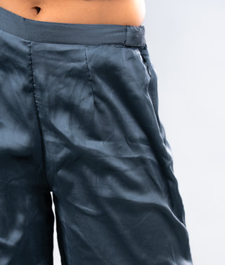 Midnight Navy Blue Garara Set