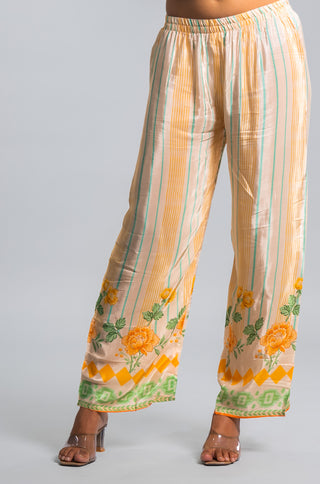 Pastel Floral Printed Kaftan Co-ord Set