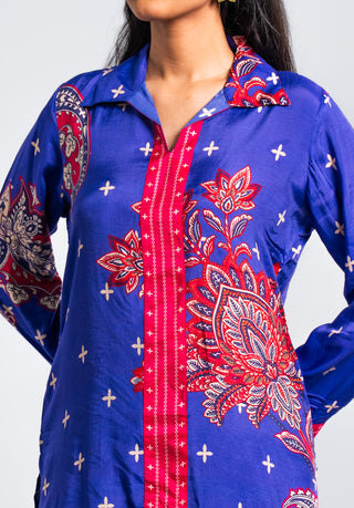 Violet Printed Co-ord Set