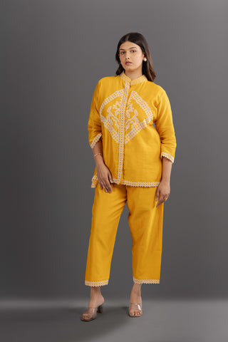 Contemporary Mustard Co-ord Set