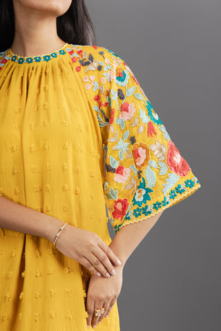 Mustard Yellow Kurta Set