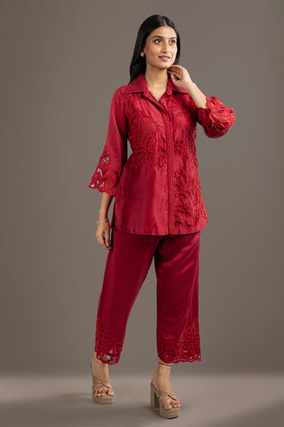 Timeless Red Co-ord Set