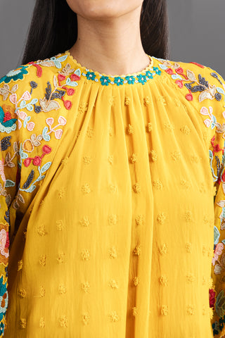 Mustard Yellow Kurta Set