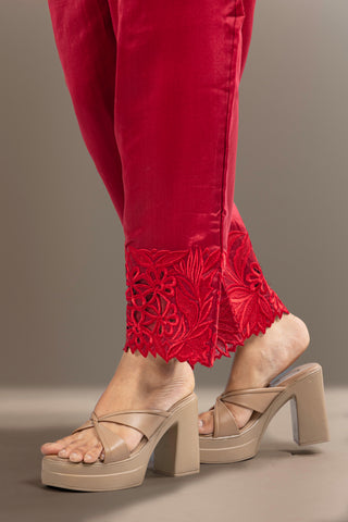 Deep Red Tonal Co-ord Set