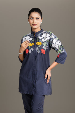 Graphite Blossom Co-Ord Set