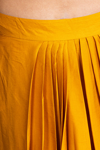 Bohemian Chic Mustard Kaftan Set