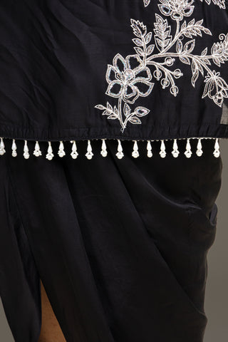 Timeless Black Dhoti Kurta Set