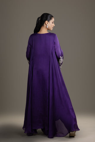 Majestic Plum Kaftan Set