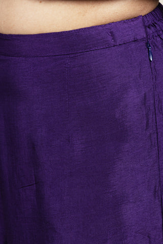 Majestic Plum Kaftan Set