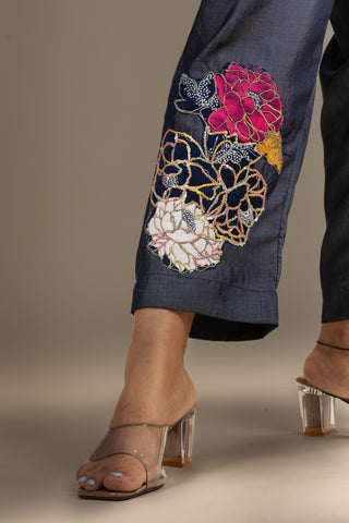 Bold Hot Pink Striped Shirt Co-ord set