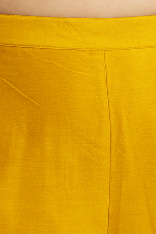 Chic Golden Mustard  Bloom Co-Ord Set