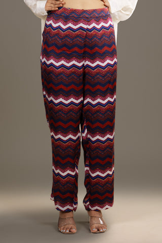 Elegant White Tunic Co-ord Set