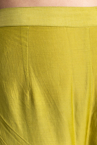 Mustard Yellow Palazzo Kurta Set