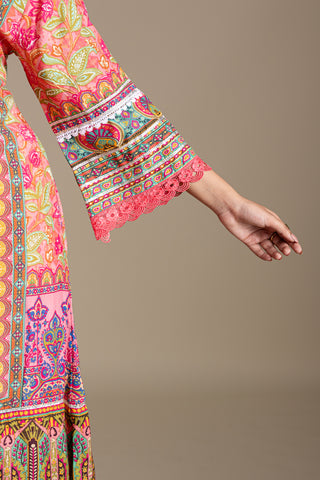 Fuchsia Pink Palazzo Kurta Set