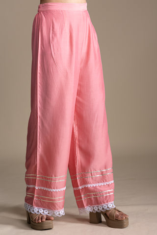 Fuchsia Pink Palazzo Kurta Set