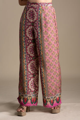 Bohemian Multi-Coloured Kaftan Co-ord set Set