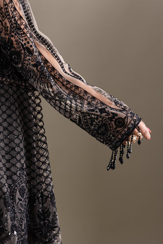 Midnight Noir Sequin Lehenga