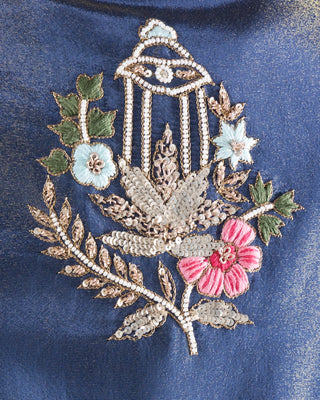 Royal Midnight Blue Lehenga Jacket