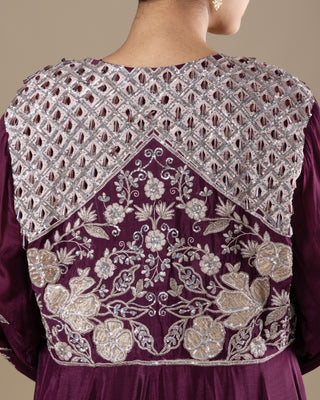 Mulberry Plum Lehenga