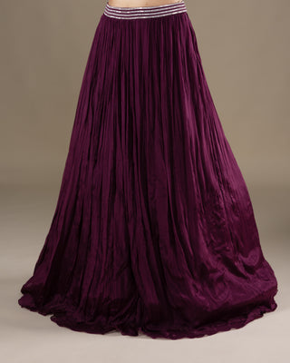 Mulberry Plum Lehenga