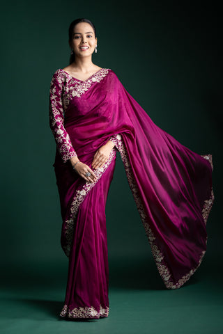 Royal Mulberry Enchant Silk Saree