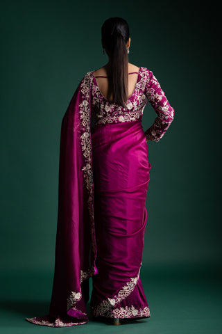 Royal Mulberry Enchant Silk Saree