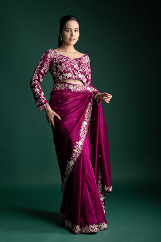 Royal Mulberry Enchant Silk Saree