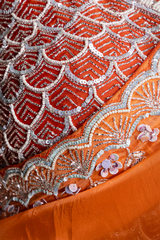 Citrus Glow Luxe Silk Saree