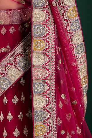 Royal Merlot Luxe Designer Lehenga