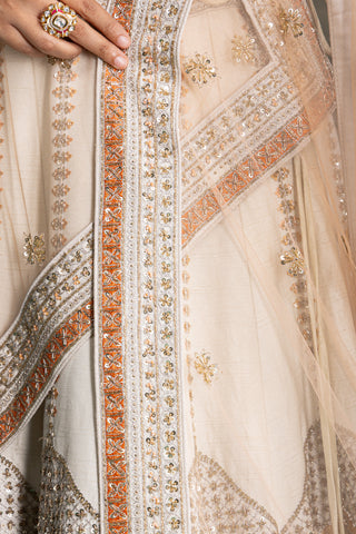 Champagne Sunset Grandeur Lehenga